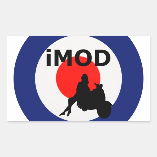 Sticker Rectangulaire Mod frais (Devant)
