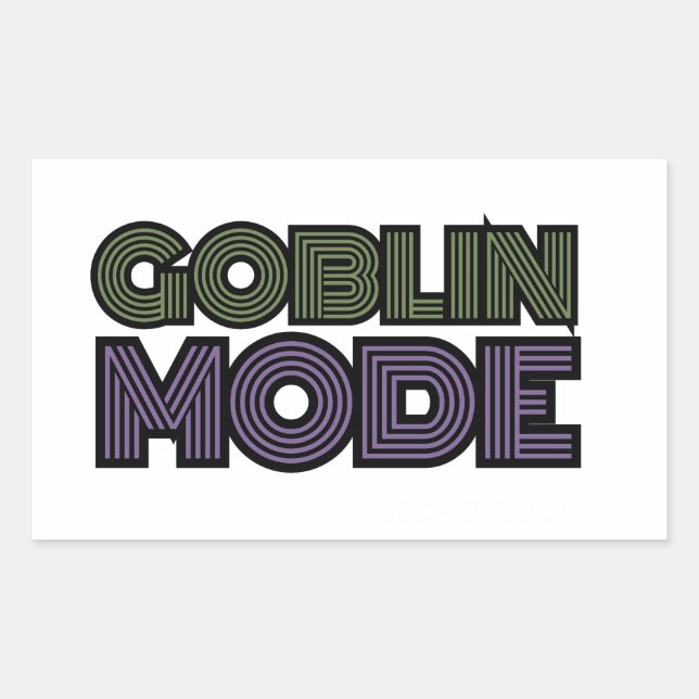 Sticker Rectangulaire Mode gobelin vers 2022 (Devant)
