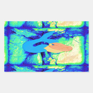 Sticker Rectangulaire modèle mermaid