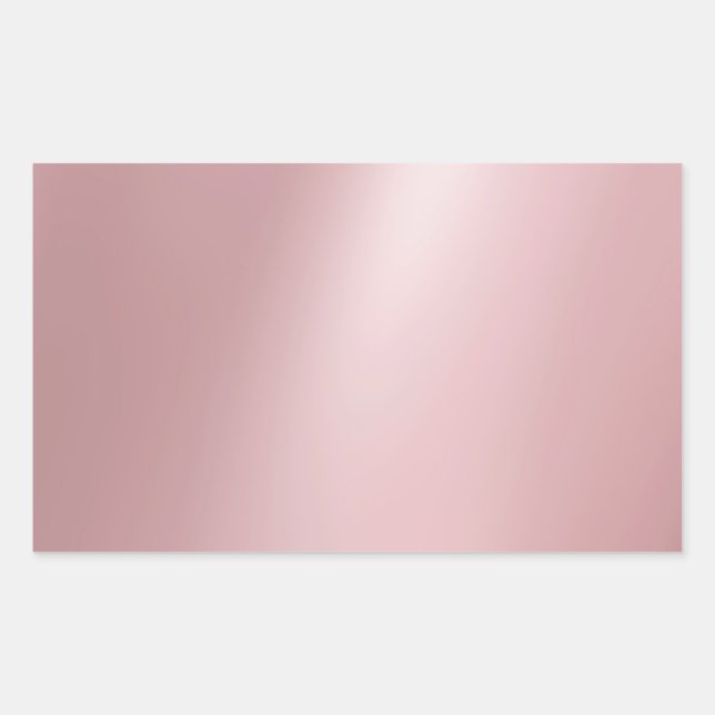 Sticker Rectangulaire Modèle Moderne Vierge Or Rose Élégant Tendance (Devant)