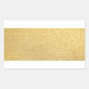 Sticker Rectangulaire Modèle vierge Ajouter votre texte Parties scintill