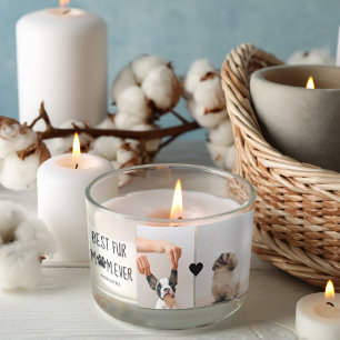 Sticker Rectangulaire Moderne Meilleur Fur Maman   Photo de chien