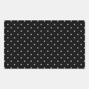 Sticker Rectangulaire Modifier Pois gris N'importe quelle couleur Clique
