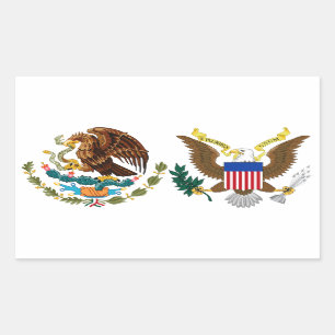 Sticker Rectangulaire Mois national du patrimoine hispanique - Aigles