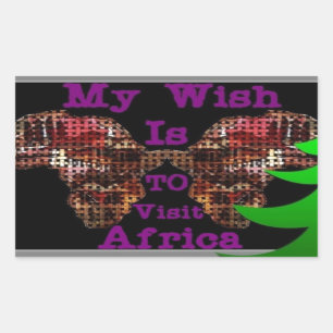 Sticker Rectangulaire Mon souhait
