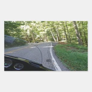 Sticker Rectangulaire Monter Le Dragon