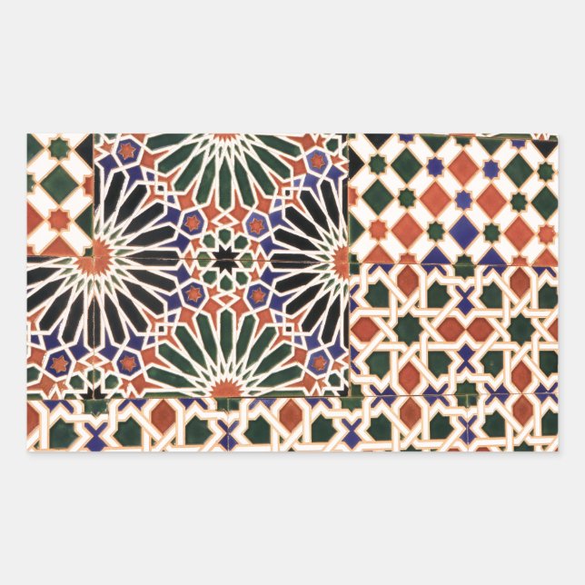 Sticker Rectangulaire Mosaïque céramique (Devant)