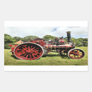 STICKER RECTANGULAIRE MOTEUR DE TRACTION VINTAGE