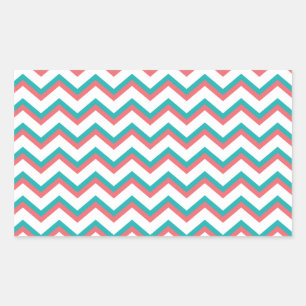 Sticker Rectangulaire Motif Chevron Sud-Ouest