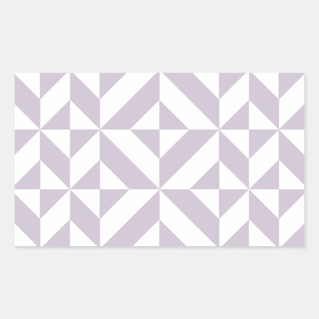 Sticker Rectangulaire Motif de cube de pale Cool géométrique (Devant)