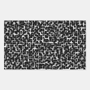 Sticker Rectangulaire Motif noir photo numérique