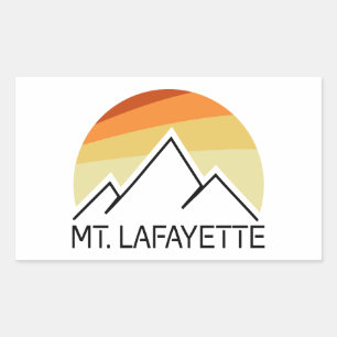 Sticker Rectangulaire Mt. Lafayette New Hampshire Retro