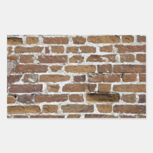 STICKER RECTANGULAIRE MUR BRICKS