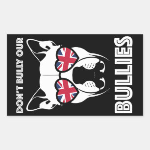 Sticker Rectangulaire ne intimidez pas nos brutes