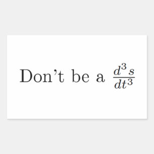 Sticker Rectangulaire Ne sois pas un idiot