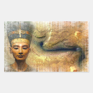 Sticker Rectangulaire néfertiti