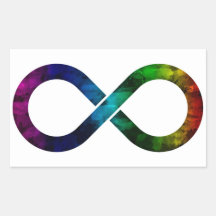 Neurodiversité Arc-en-ciel Infinité Aquarelle