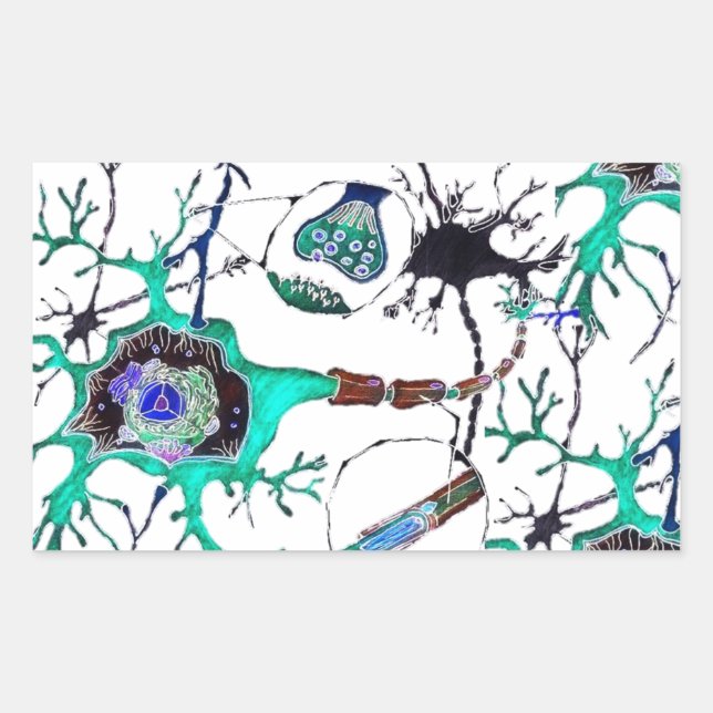 Sticker Rectangulaire Neuron ! (Devant)