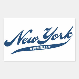 Sticker Rectangulaire New York