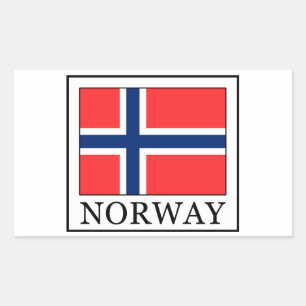 Sticker Rectangulaire Norvège