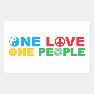 Sticker Rectangulaire Nous unissons nos forces