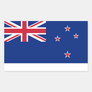 Sticker Rectangulaire Nouvelle-Zélande