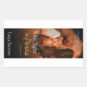 Sticker Rectangulaire Nuits de Wilde dans le paradis par Tonya Burrows