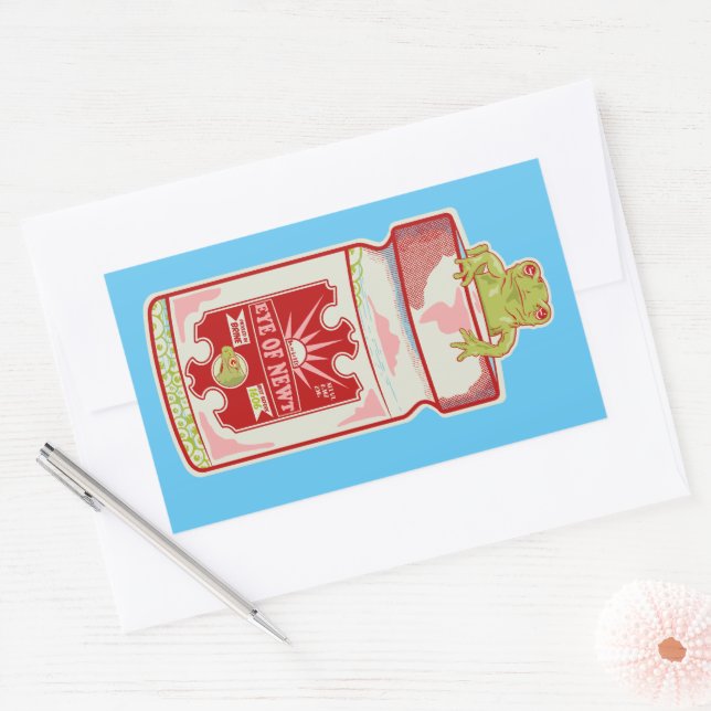 Sticker Rectangulaire Oeil de triton Macbeth (Enveloppe)