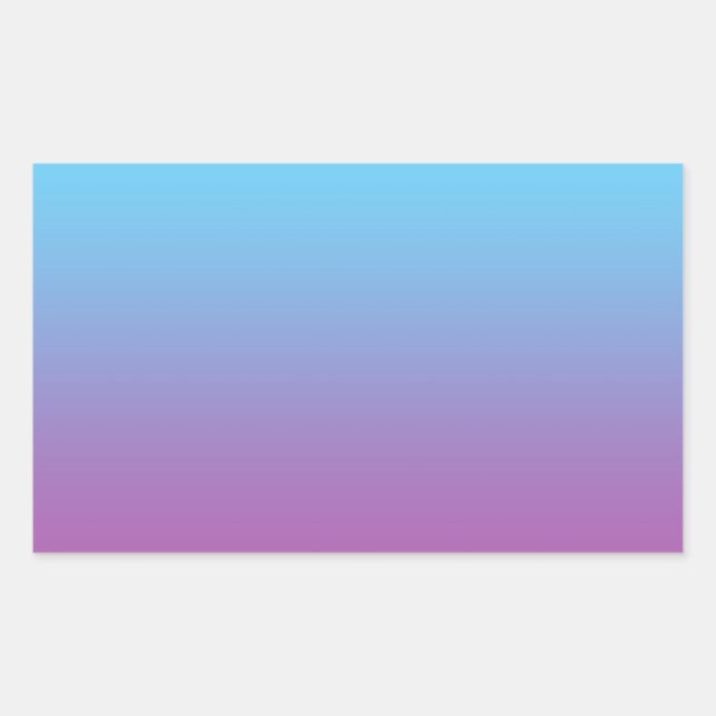 Sticker Rectangulaire Ombre bleu et violet (Devant)