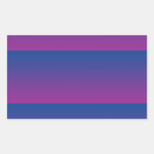 Sticker Rectangulaire Ombre bleu foncé et violet