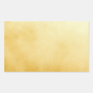 Sticker Rectangulaire Or Golden Foil