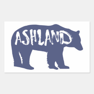 Sticker Rectangulaire Ours de l'Oregon d'Ashland