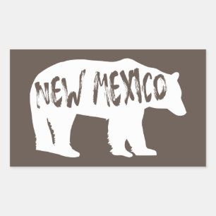 Sticker Rectangulaire Ours du Nouveau-Mexique