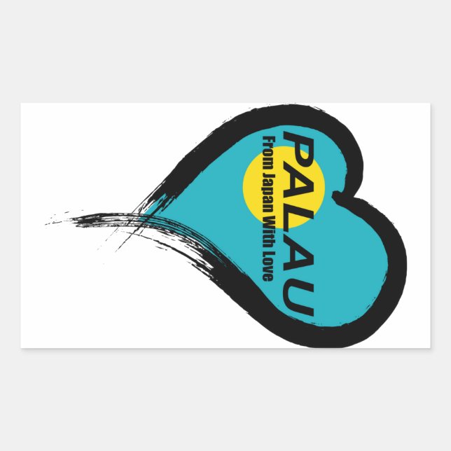 Sticker Rectangulaire palau (Devant)