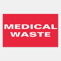 Panneau de déchets médicaux