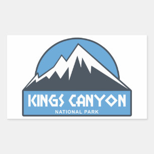 Sticker Rectangulaire Parc national de Kings Canyon
