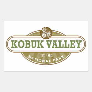 Sticker Rectangulaire Parc national de la vallée de Kobuk