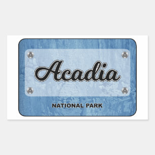 Sticker Rectangulaire Parc national de l'Acadie