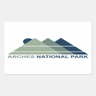 Sticker Rectangulaire Parc national des Arches Mont Sun