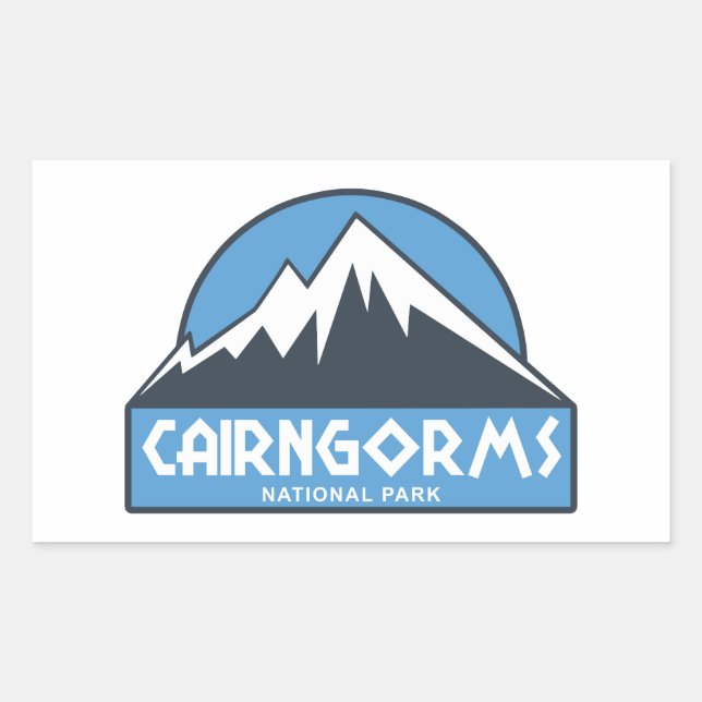 Sticker Rectangulaire Parc national du Caire Ecosse (Devant)