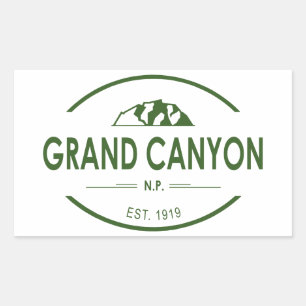 Sticker Rectangulaire Parc national du Grand Canyon