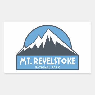 Sticker Rectangulaire Parc national du Mont-Revelstoke