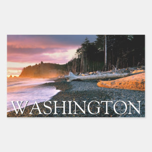Sticker Rectangulaire Parc national olympique   État de Washington