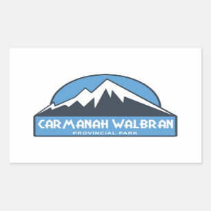Sticker Rectangulaire Parc provincial Carmanah Walbran