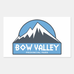 Sticker Rectangulaire Parc provincial de la vallée de Bow