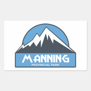 Sticker Rectangulaire Parc provincial Manning