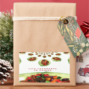 Sticker Rectangulaire Parfum de vie : Potpourri message inspirant