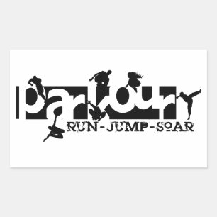 Sticker Rectangulaire Parkour