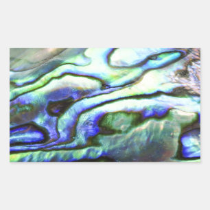 Sticker Rectangulaire paupière bleu argile