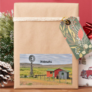 Sticker Rectangulaire paysage du Nebraska